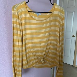 Striped yellow long sleeve